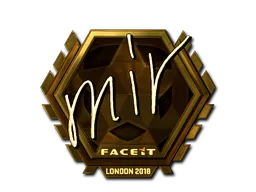 印花 | mir（金色）| 2018年伦敦锦标赛
