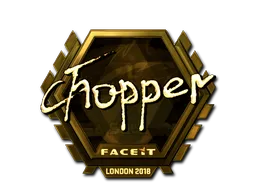 印花 | chopper（金色）| 2018年伦敦锦标赛