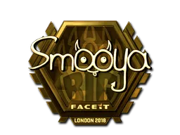 印花 | smooya（金色）| 2018年伦敦锦标赛