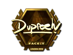 印花 | dupreeh(金色)| 2018年伦敦锦标赛