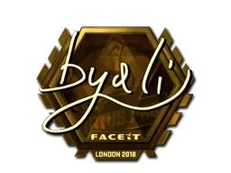 印花 | byali（金色）| 2018年伦敦锦标赛