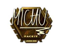 印花 | MICHU（金色）| 2018年伦敦锦标赛