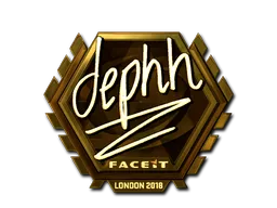 印花 | dephh(金色)| 2018年伦敦锦标赛