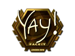 印花 | yay(金色)| 2018年伦敦锦标赛