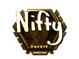 印花 | Nifty(金色)| 2018年伦敦锦标赛