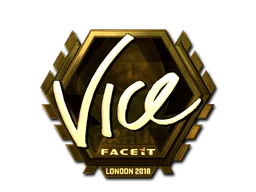 印花 | vice（金色）| 2018年伦敦锦标赛