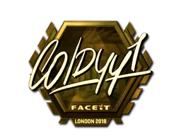印花 | COLDYY1（金色）| 2018年伦敦锦标赛