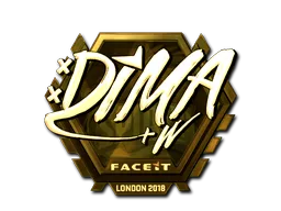 印花 | Dima(金色)| 2018年伦敦锦标赛