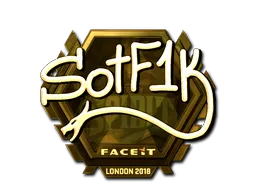 印花 | S0tF1k(金色)| 2018年伦敦锦标赛