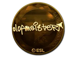 印花 | olofmeister(金色)| 2019年卡托维兹锦标赛