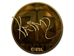 印花 | KRIMZ(金色)| 2019年卡托维兹锦标赛