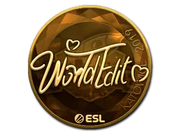 印花 | WorldEdit（金色）| 2019年卡托维兹锦标赛