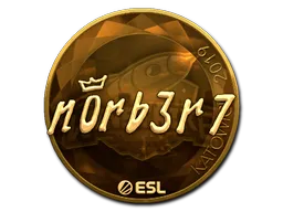 印花 | n0rb3r7(金色)| 2019年卡托维兹锦标赛