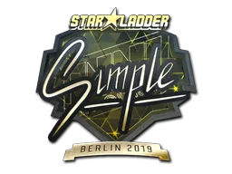印花 | s1mple(金色)| 2019年柏林锦标赛