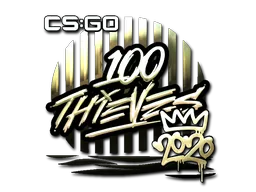 印花 | 100 Thieves(金色)| 2020 RMR