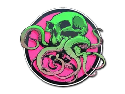 印花 | 骷髅章鱼（西瓜）