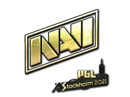 印花 | Natus Vincere （金色） | 2021年斯德哥尔摩锦标赛