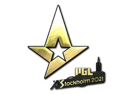 印花 | Astralis （金色） | 2021年斯德哥尔摩锦标赛