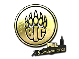 印花 | BIG (金色) | 2021年斯德哥尔摩锦标赛