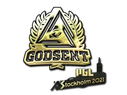 印花 | GODSENT (金色) | 2021年斯德哥尔摩锦标赛