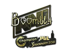 印花 | Boombl4(金色)| 2021年斯德哥尔摩锦标赛