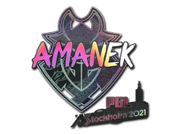 印花 | AMANEK (全息) | 2021年斯德哥尔摩锦标赛