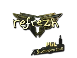 印花 | refrezh(金色)| 2021年斯德哥尔摩锦标赛
