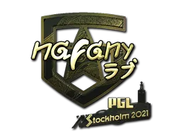 印花 | nafany（金色）| 2021年斯德哥尔摩锦标赛