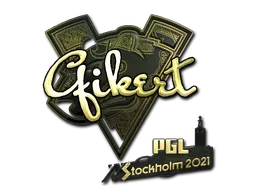 印花 | Qikert(金色)| 2021年斯德哥尔摩锦标赛