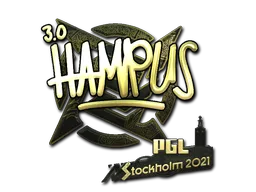 印花 | hampus（金色）| 2021年斯德哥尔摩锦标赛