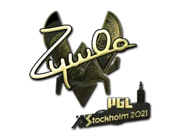 印花 | ZywOo（金色）| 2021年斯德哥尔摩锦标赛
