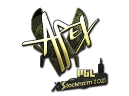 印花 | apEX（金色）| 2021年斯德哥尔摩锦标赛
