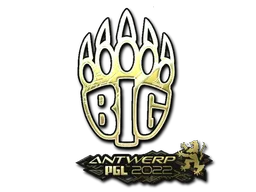 印花 | BIG（金色）| 2022年安特卫普锦标赛