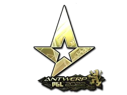 印花 | Astralis（金色）| 2022年安特卫普锦标赛