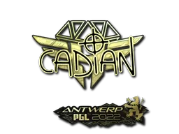 印花 | cadiaN(金色) | 2022年安特卫普锦标赛