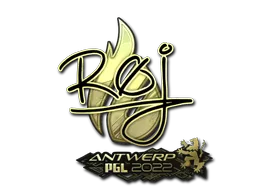 印花 | roeJ（金色） | 2022年安特卫普锦标赛