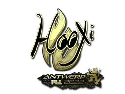 印花 | HooXi（金色） | 2022年安特卫普锦标赛