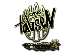 印花 | tabseN（金色） | 2022年安特卫普锦标赛