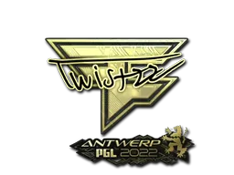 印花 | Twistzz(金色) | 2022年安特卫普锦标赛