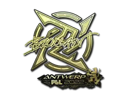印花 | Brollan（金色） | 2022年安特卫普锦标赛