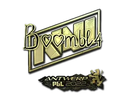 印花 | Boombl4(金色) | 2022年安特卫普锦标赛