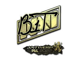 印花 | b1t（金色） | 2022年安特卫普锦标赛