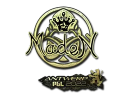 印花 | maden（金色） | 2022年安特卫普锦标赛