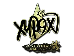 印花 | Xyp9x(金色) | 2022年安特卫普锦标赛