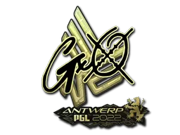 印花 | gxx-(金色)| 2022年安特卫普锦标赛
