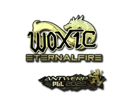 印花 | woxic(金色)| 2022年安特卫普锦标赛