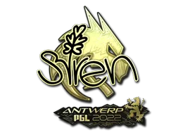 印花 | S1ren(金色) | 2022年安特卫普锦标赛