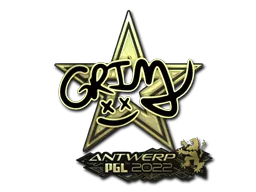 印花 | Grim(金色) | 2022年安特卫普锦标赛