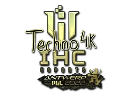 印花 | Techno4K（金色） | 2022年安特卫普锦标赛