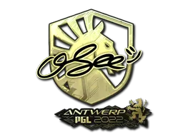 印花 | oSee（金色） | 2022年安特卫普锦标赛